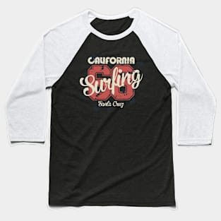 california surfing santa cruz Baseball T-Shirt